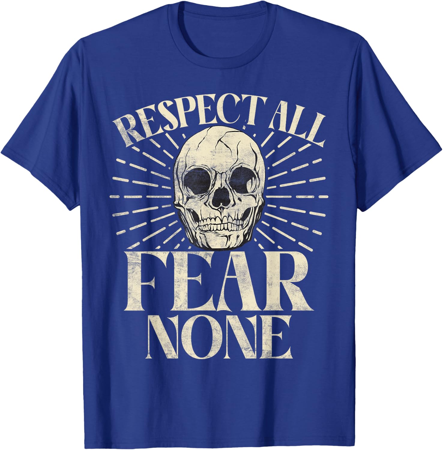 Respect all Fear None Sport Team T-Shirt - T-Shirt | Royal