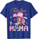 Rodeo Mama Pink Boots Coquette CowGirl Birthday Party T-Shirt - T-Shirt | Royal