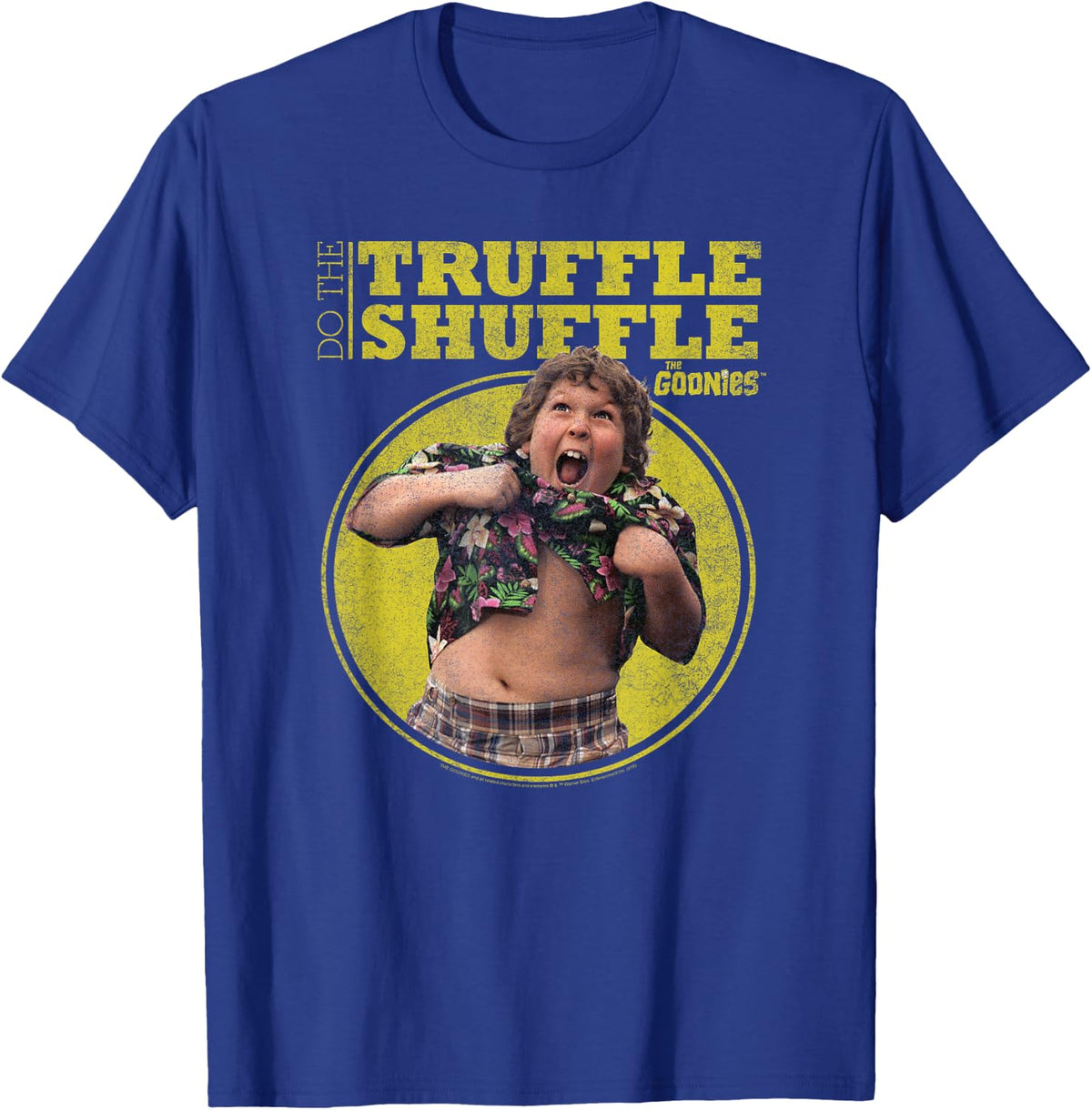 The Goonies Chunk Truffle Shuffle T-Shirt - T-Shirt | Royal