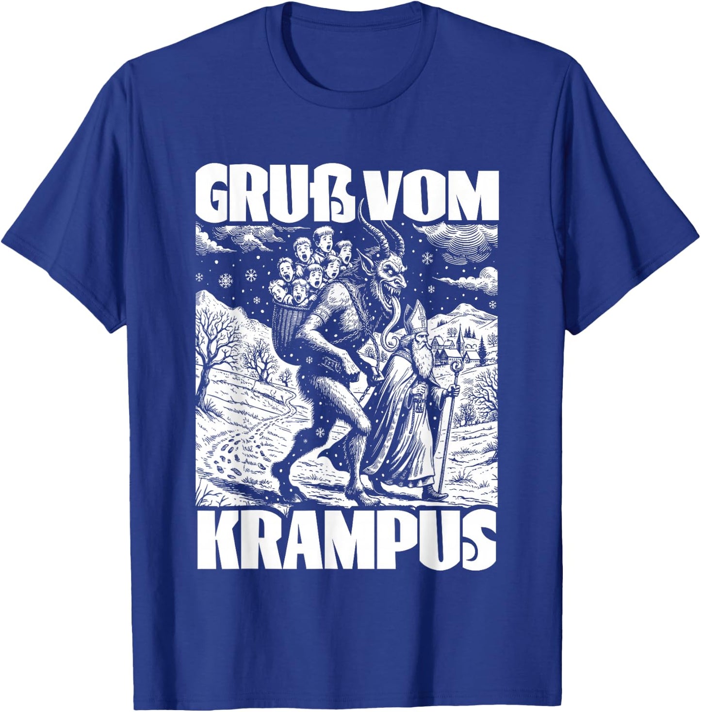 Kramperl Christmas Demon Ugly Christmas Gruß Vom Krampus T-Shirt - T-Shirt | Royal