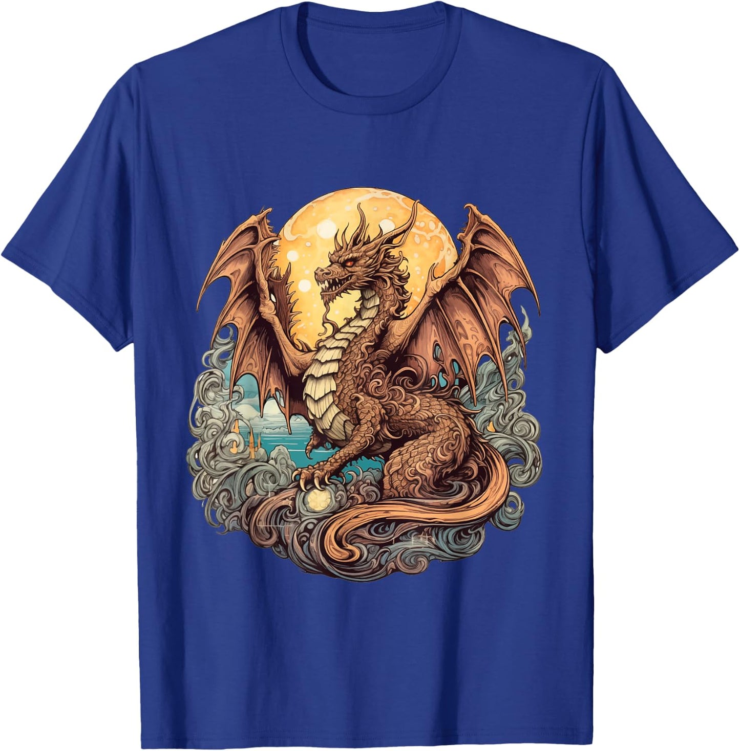 Enchanted Dragon Guardian T-Shirt - T-Shirt | Royal