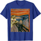 The Scream Cat by Munch Edvard Famous Painting Funny Cat Art T-Shirt - T-Shirt | Royal