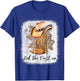 Cowgirl Boots Hats Leopard Bleached Kick the Dust Up Rodeo T-Shirt - T-Shirt | Royal