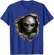 Alien UFO Extraterrestrial Funny Alien Lover 3D Graphic T-Shirt - T-Shirt | Royal