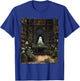 Vintage Halloween Spooky Ghost In The Library Gothic T-Shirt - T-Shirt | Royal