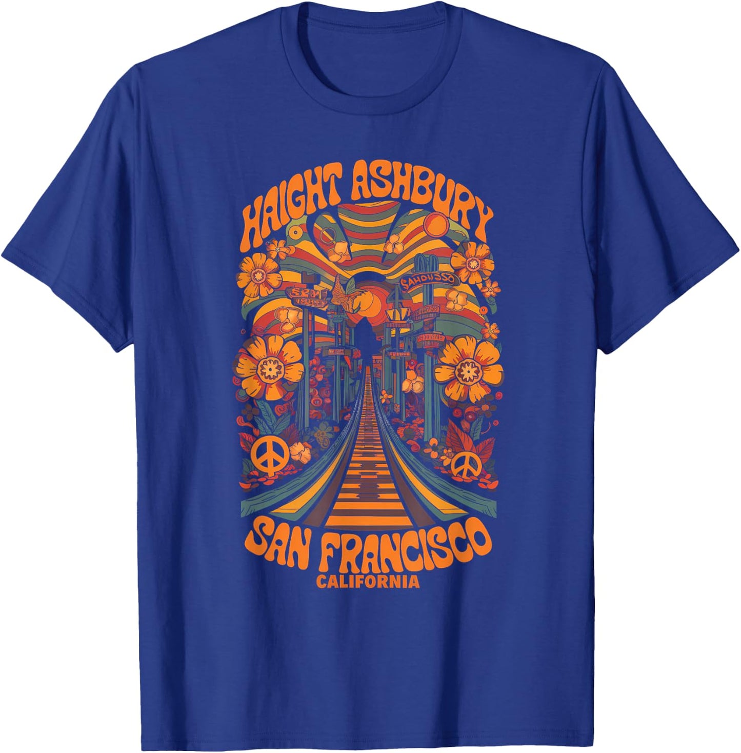 Haight-Ashbury Revolution of Joy T-Shirt - T-Shirt | Royal