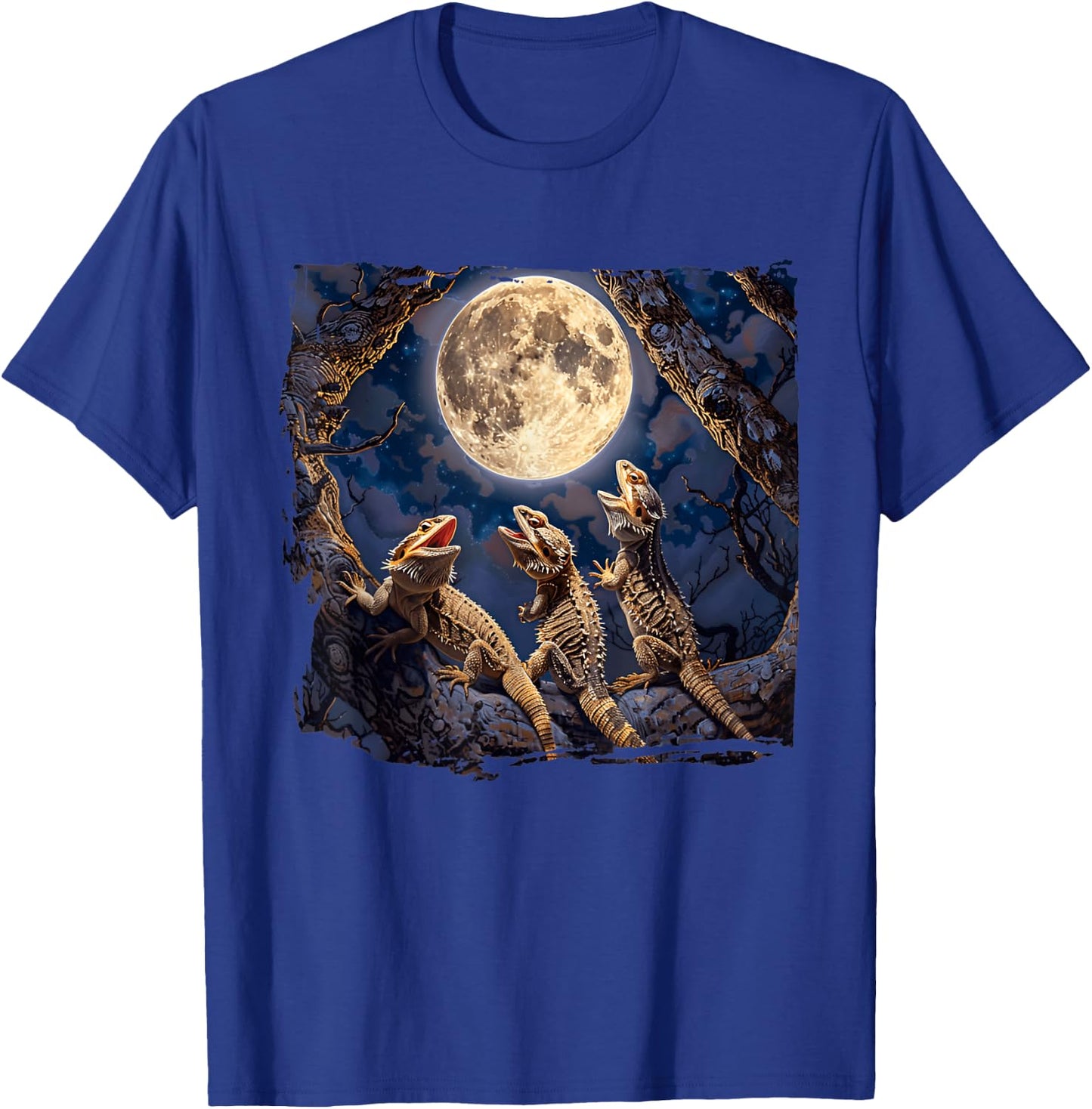 Bearded Dragons Howl At Moon Bearded Dragons Owner T-Shirt - T-Shirt | Royal