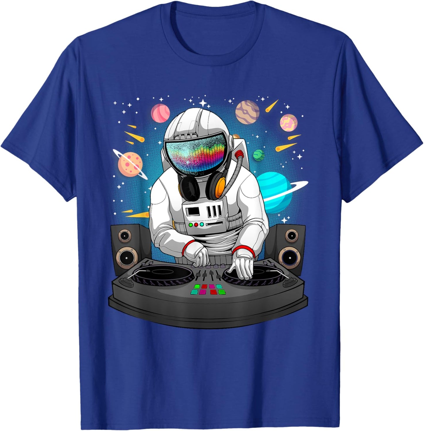 Funny DJ Art Men Women Music Producer Disc Jockey Lover DJ T-Shirt - T-Shirt | Royal