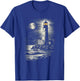 Full Moon Lighthouse Nautical T-Shirt - T-Shirt | Royal