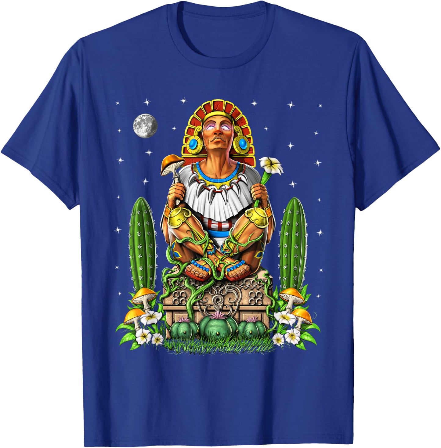 Aztec God Xochipilli Aztec Mythology Gods T-Shirt - T-Shirt | Royal
