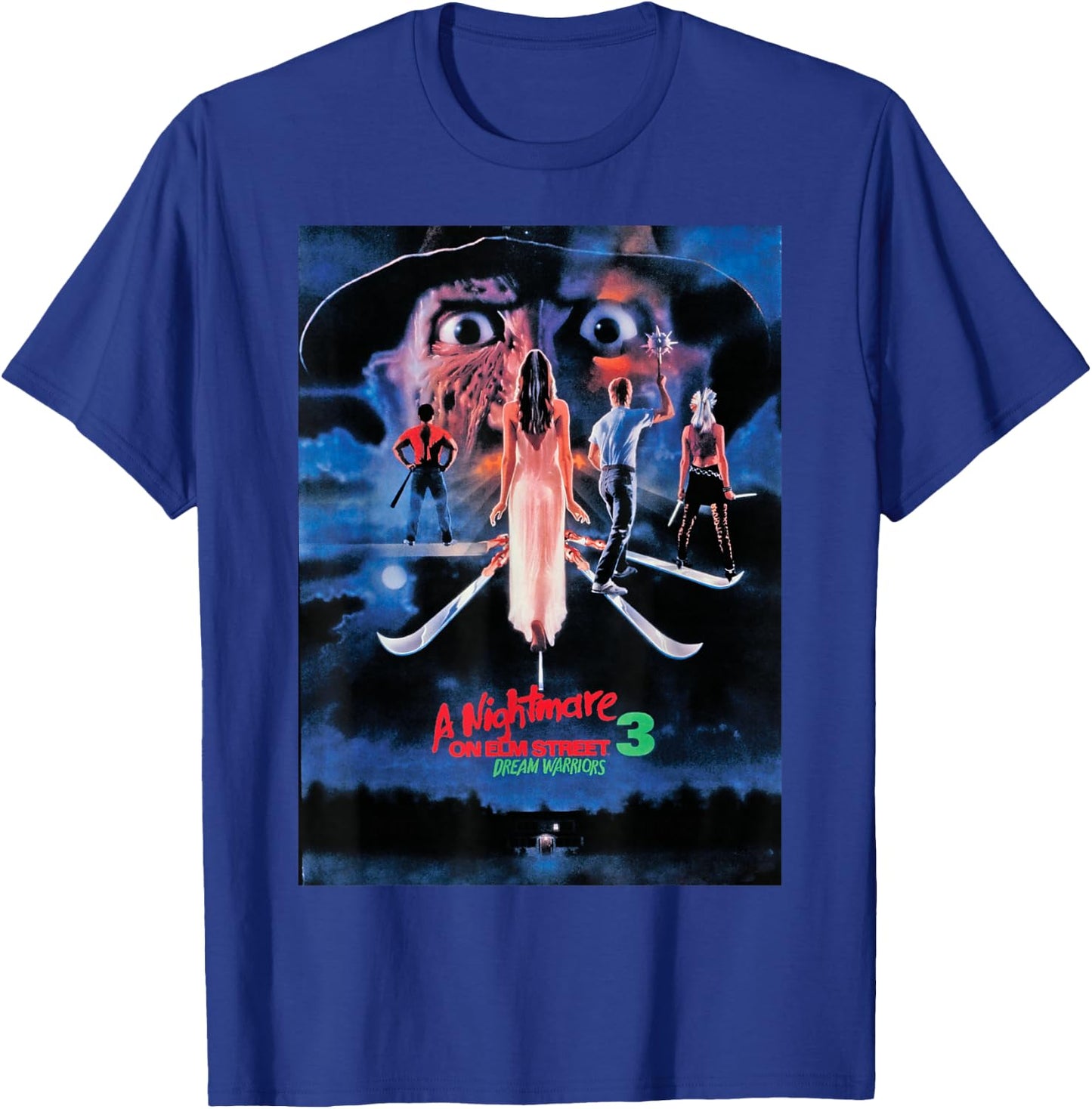 A Nightmare On Elm Street 3 Dream Warriors Poster T-Shirt - T-Shirt | Royal
