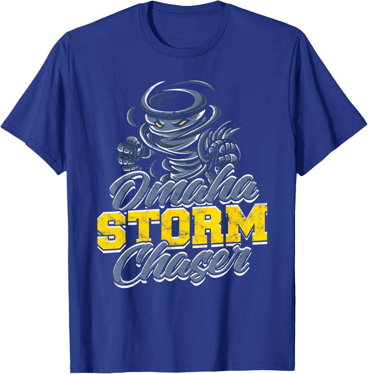 Storm Chasing Omaha Storm Chaser T-Shirt - T-Shirt | Royal