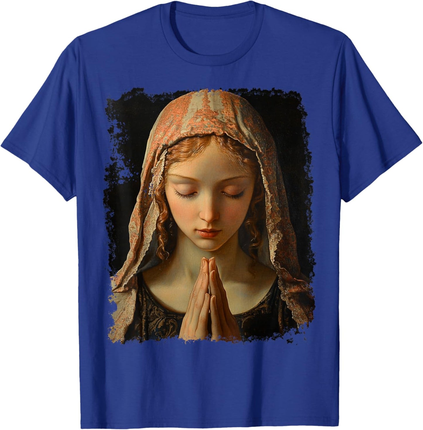 Virgin Mary Praying T-Shirt - T-Shirt | Royal
