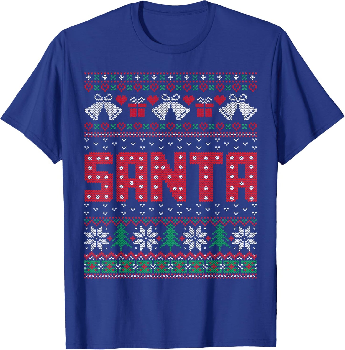 I'm So Good Santa Came Twice - Santa Matching Couple Xmas T-Shirt - T-Shirt | Royal