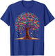 Vibrant Tree of Butterflies T-Shirt - T-Shirt | Royal
