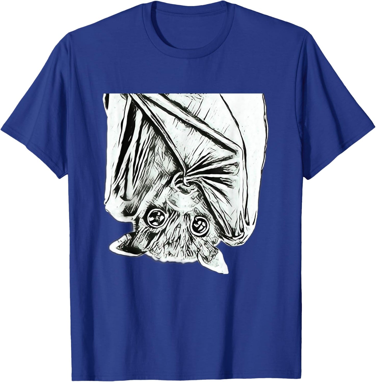 Bat Night Vampire Motif Halloween Wing flying Mammals Bats T-Shirt - T-Shirt | Royal