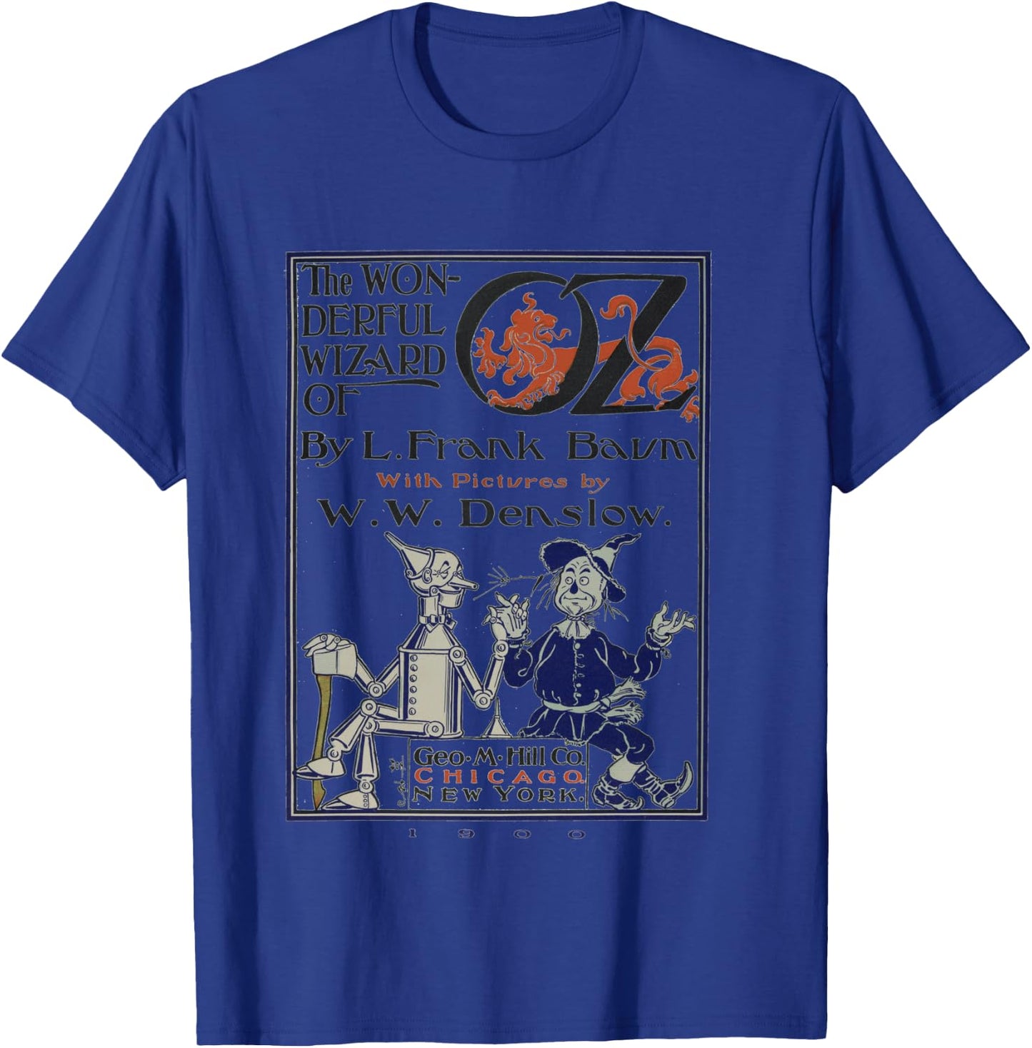 Scarecrow & Tin-Man Shirt The Wizard Of OZ -OZ Book T-Shirt - T-Shirt | Royal
