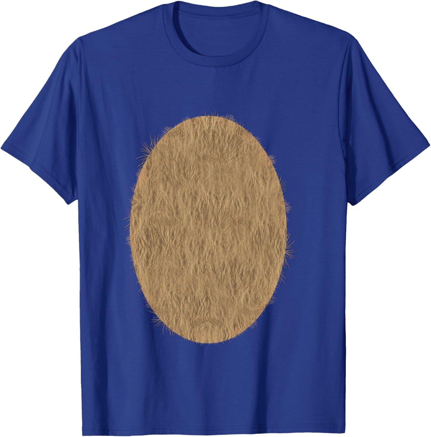 Deer Bear Fuzzy Hairy Belly Costume T-Shirt - T-Shirt | Royal