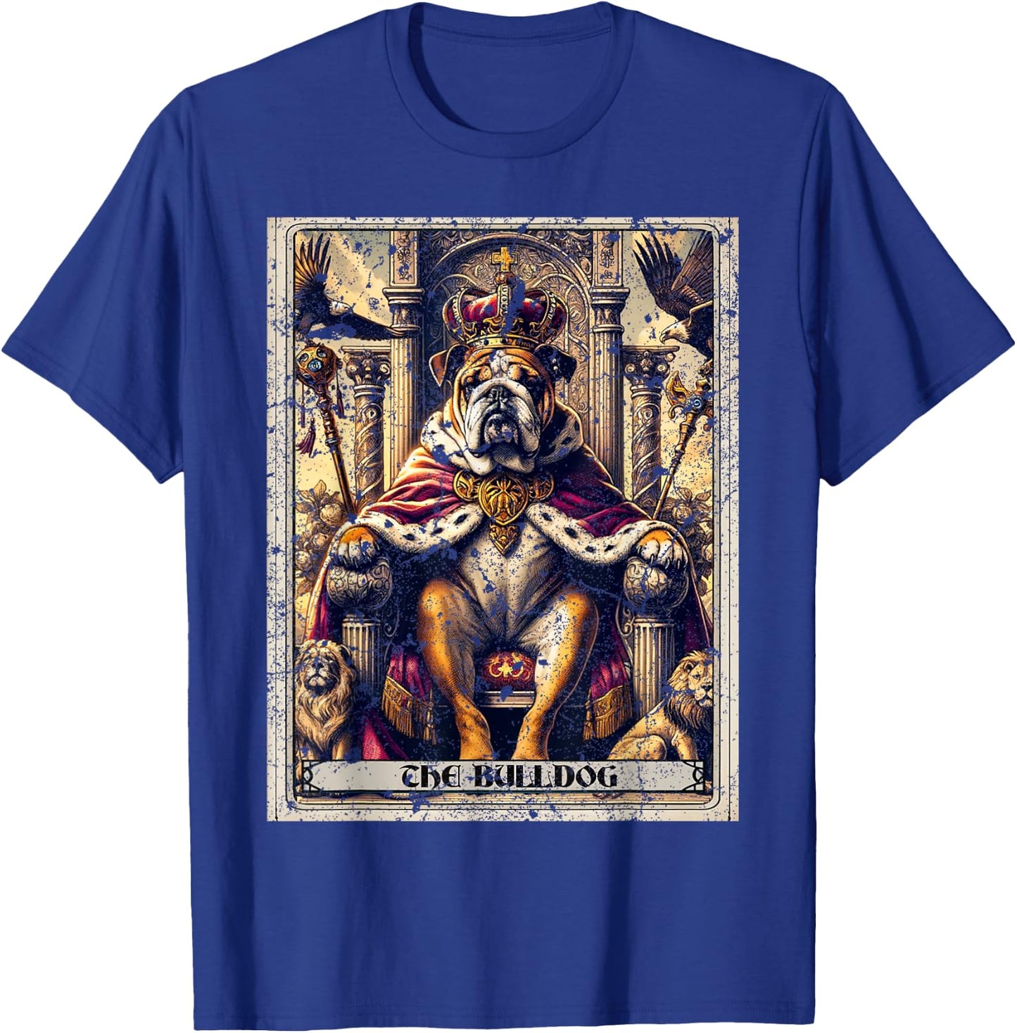 English Bulldog Tarot Card Dog T-Shirt - T-Shirt | Royal