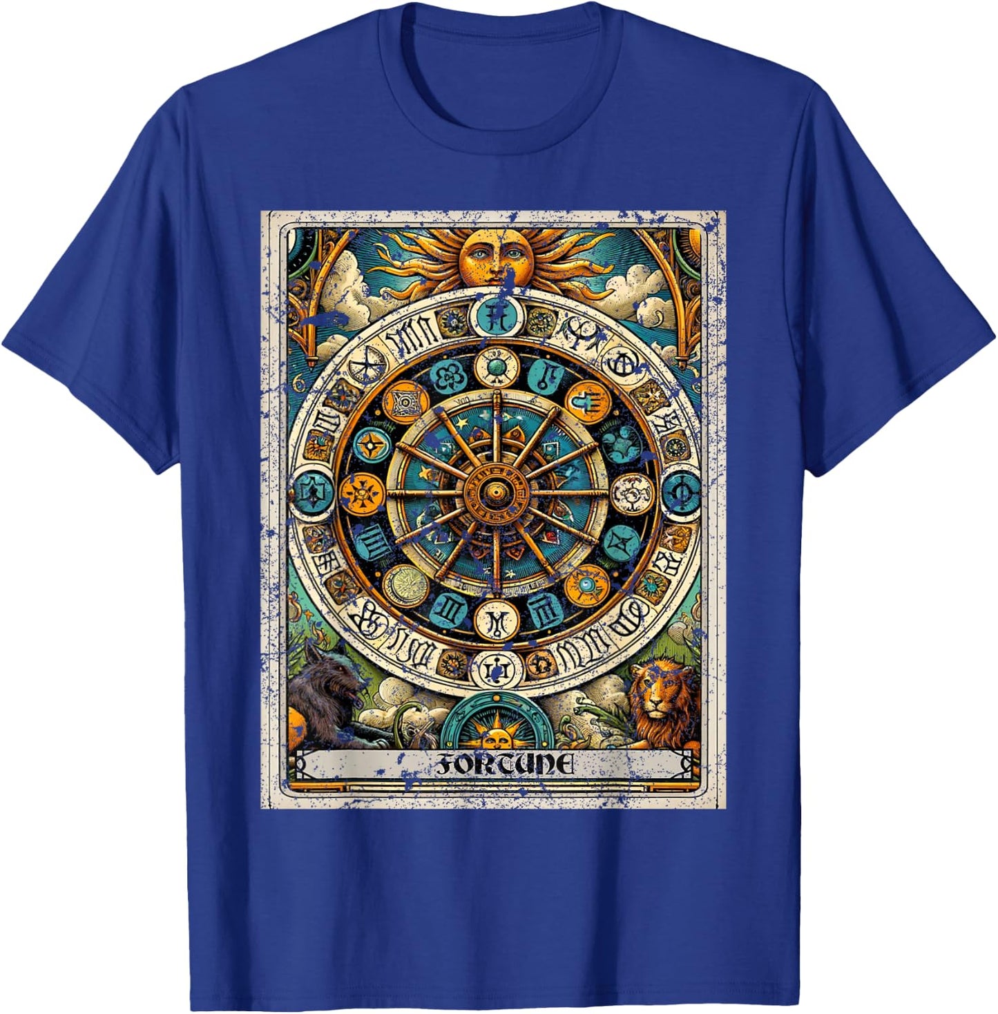 Tarot Card The World T-Shirt - T-Shirt | Royal