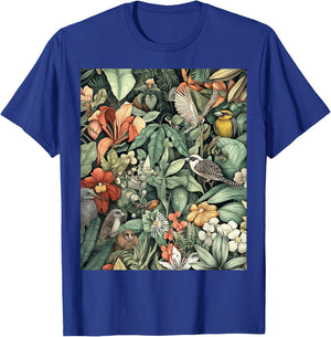 Botanical Illustrations for Nature Lovers T-Shirt - T-Shirt | Royal