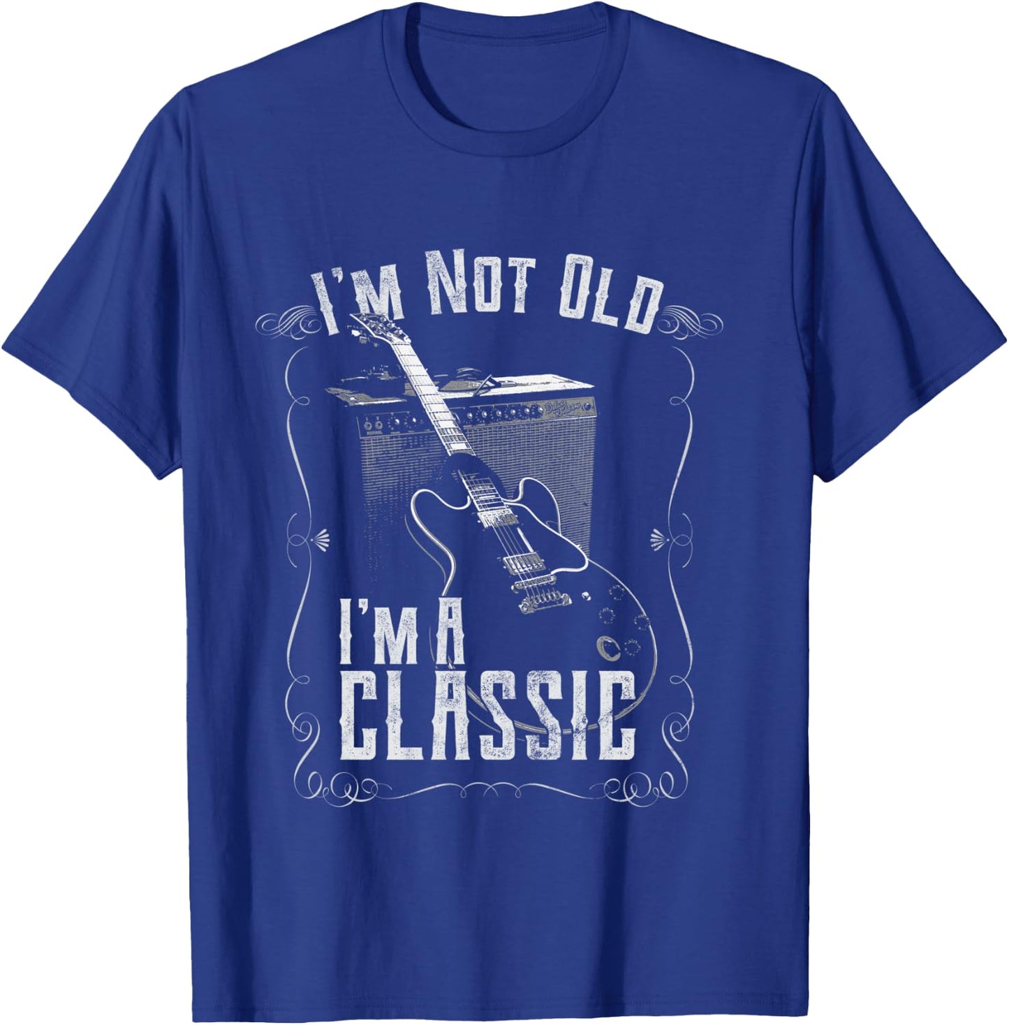 I'm not old, I'm a classic guitar birthday T-Shirt - T-Shirt | Royal