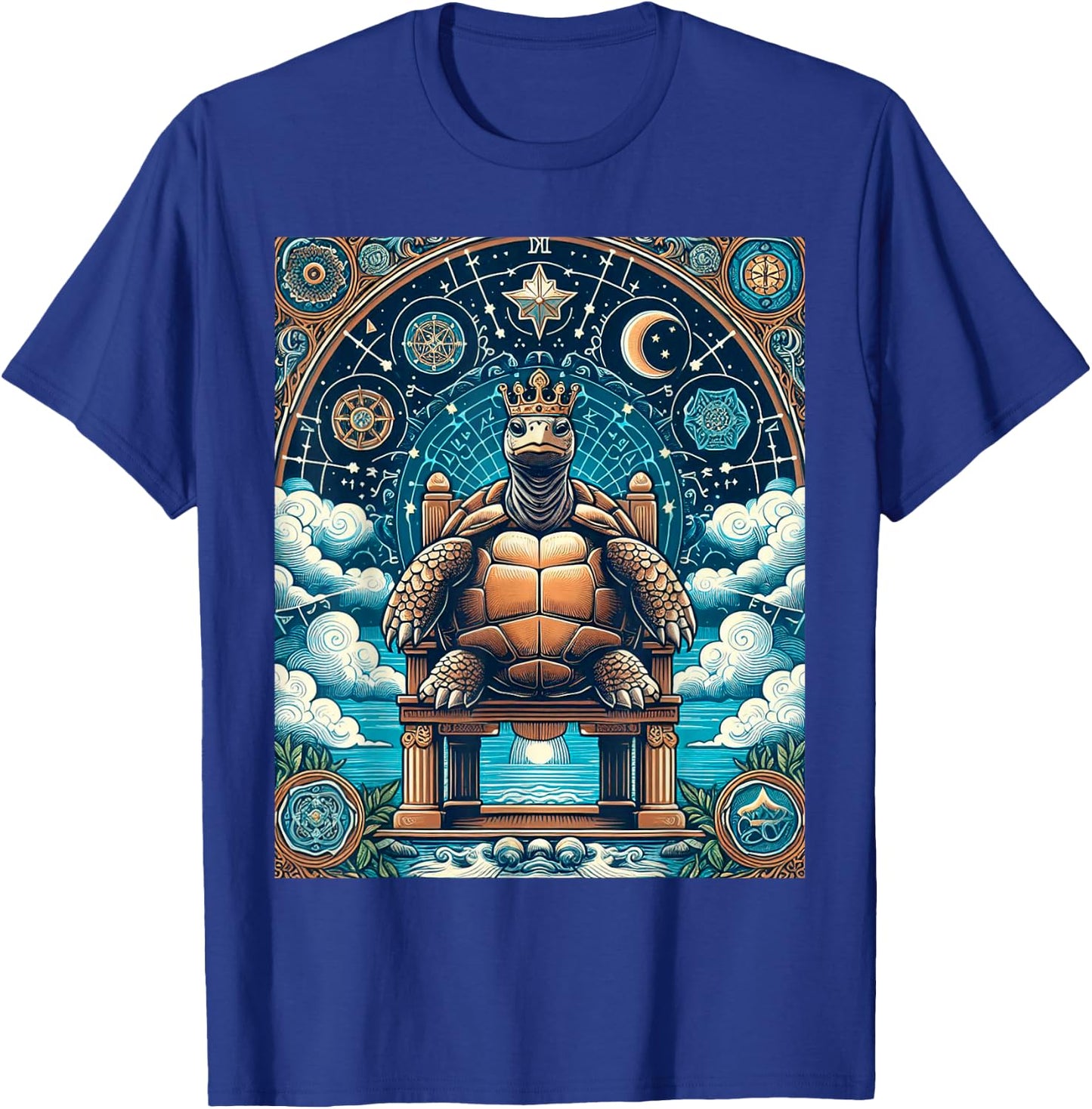 Turtle tarot card T-Shirt - T-Shirt | Royal