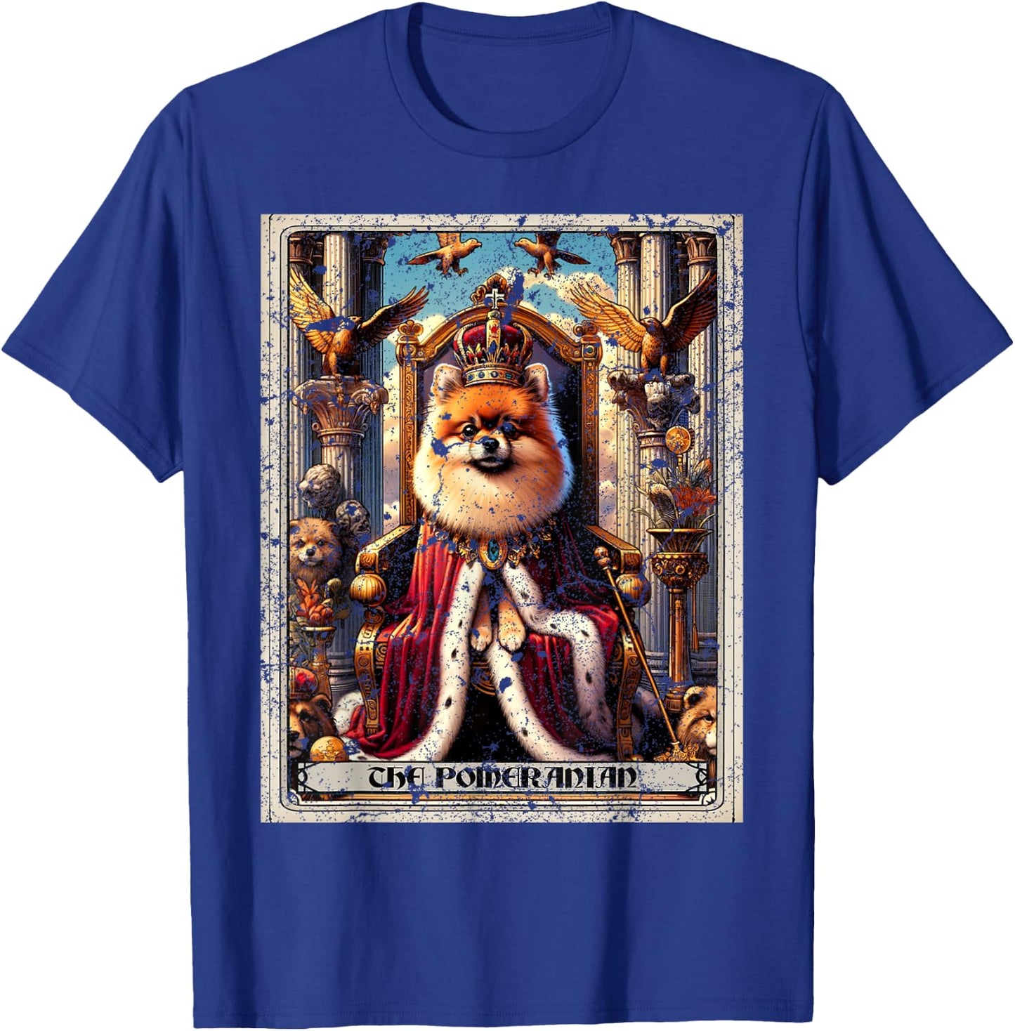 Pomeranian Tarot Card Dog T-Shirt - T-Shirt | Royal