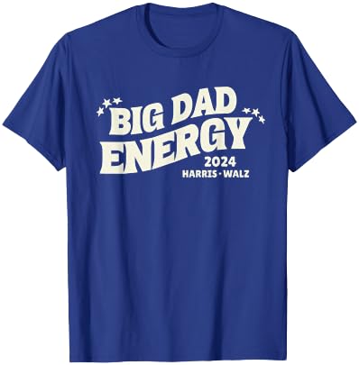 Big Dad Energy Tim Walz Waltz 2024 T-Shirt - T-Shirt | Royal