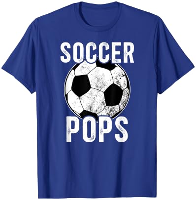 Soccer Pops Grandpa Pops Of A Soccer Player Pops T-Shirt - T-Shirt | Royal