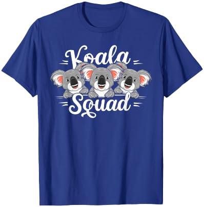 Koala Squad Design for Koala Lover Stuff | Cool Koala Bear T-Shirt - T-Shirt | Royal