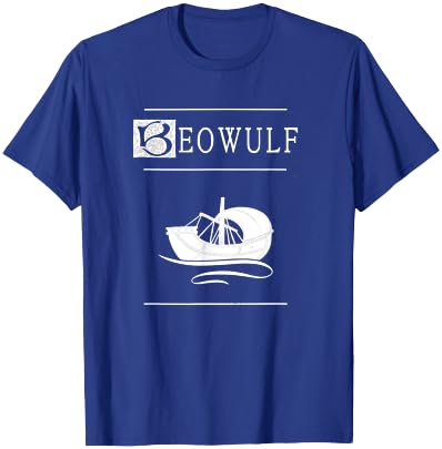 Beowulf and The Viking Ship T-Shirt - T-Shirt | Royal