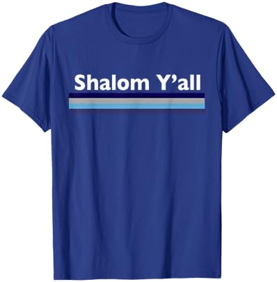 Shalom Y'all Retro Vintage T-Shirt - T-Shirt | Royal