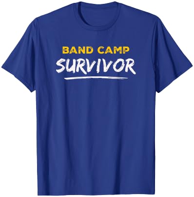 Marching Band Camp Survivor T-Shirt - T-Shirt | Royal