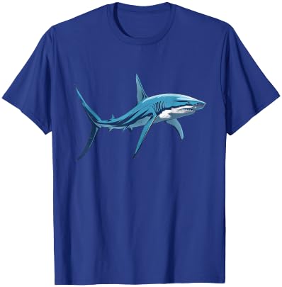 Thresher Shark 80s T-Shirt - T-Shirt | Royal