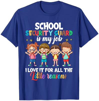 School Security Guard Appreciation Shirt, Back to School T-Shirt - T-Shirt | Royal