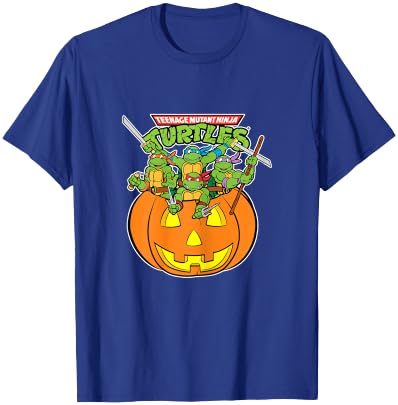Teenage Mutant Ninja Turtles Group Shot Pumpkin T-Shirt - T-Shirt | Royal