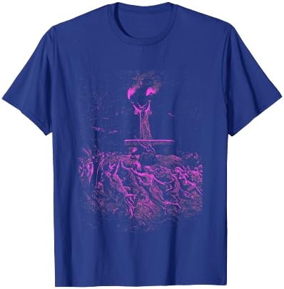 Gustave Dore Witches Dancing Sabbath Satan Black Metal pink T-Shirt - T-Shirt | Royal