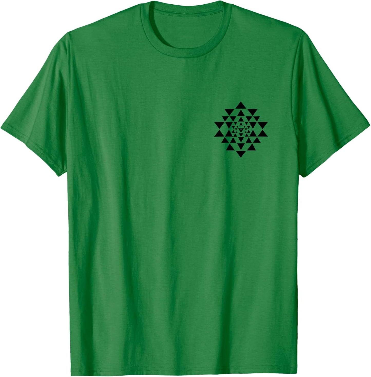 Shri Yantra Buddhism Meditation Sacred Geometry Zen Chakra T-Shirt - T-Shirt | Irish Green