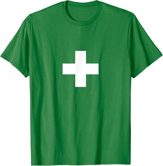 Halloween This Is My Swiss Costume Switzerland T-Shirt - T-Shirt | Irish Green