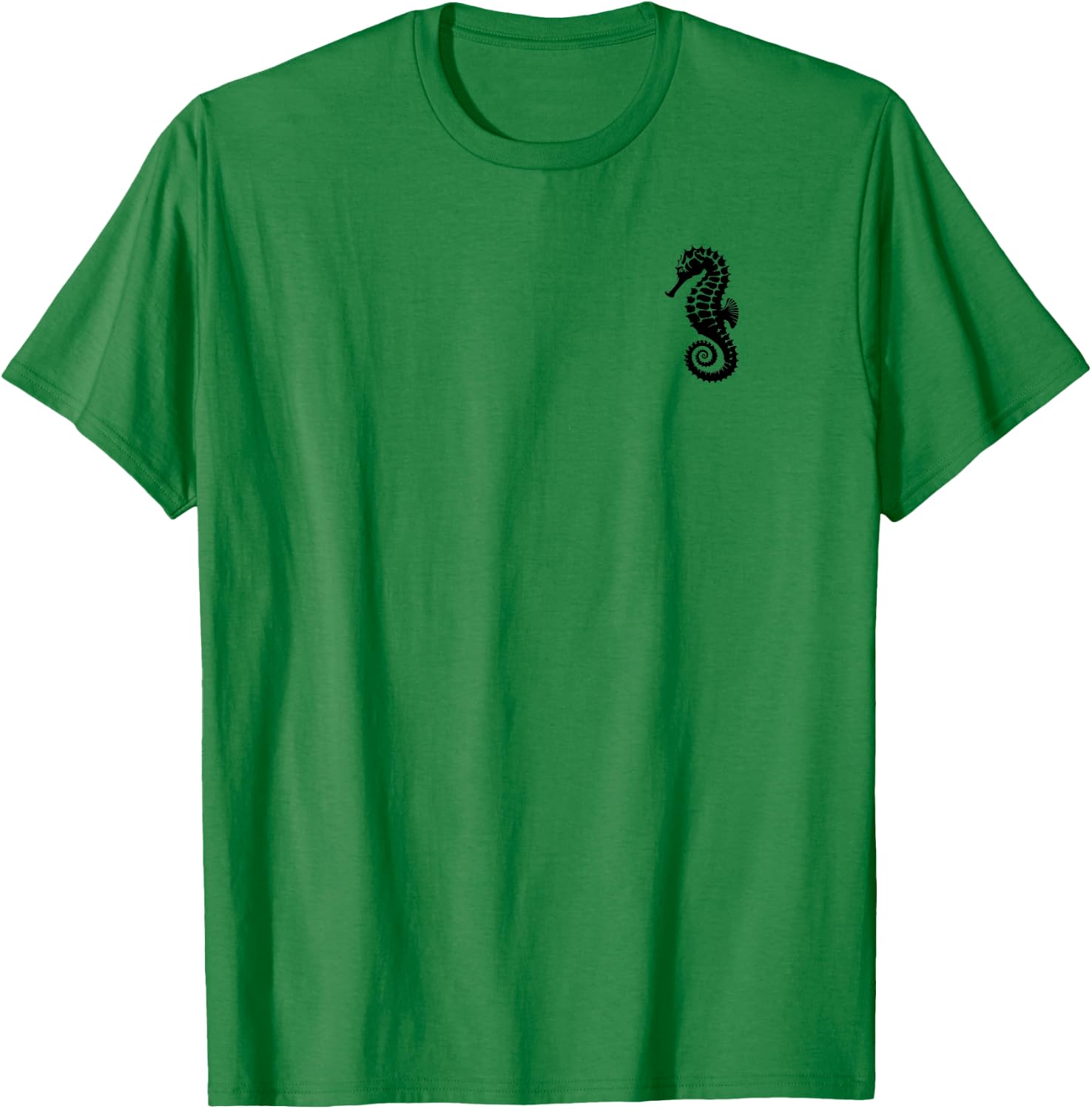 Seahorse Dad Mom Lover - Monochromatic Seahorse T-Shirt - T-Shirt | Irish Green