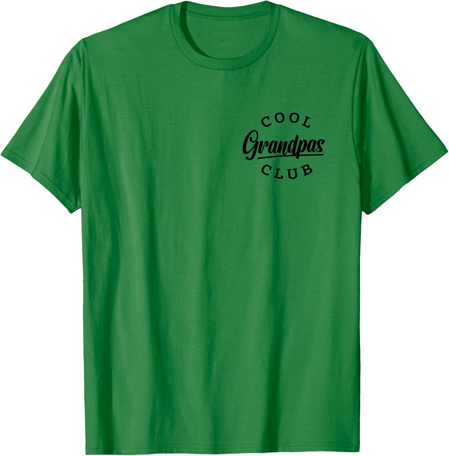 Cool Grandpas Club Pocket Funny Father's Day Cool Grandpa T-Shirt - T-Shirt | Irish Green