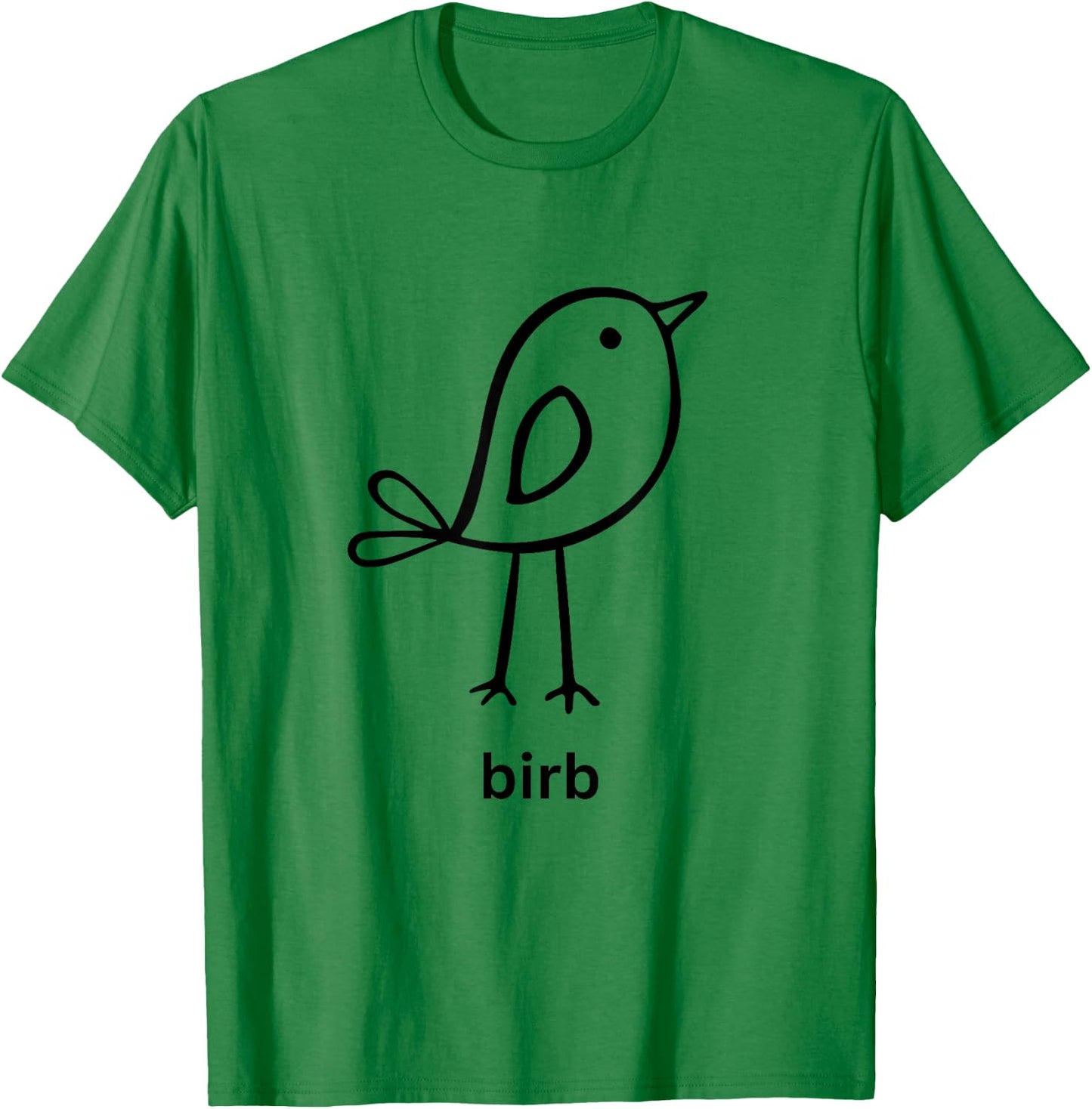 Funny Birb Shirt Cute Doggo Lingo Birb Meme Bird T-Shirt - T-Shirt | Irish Green