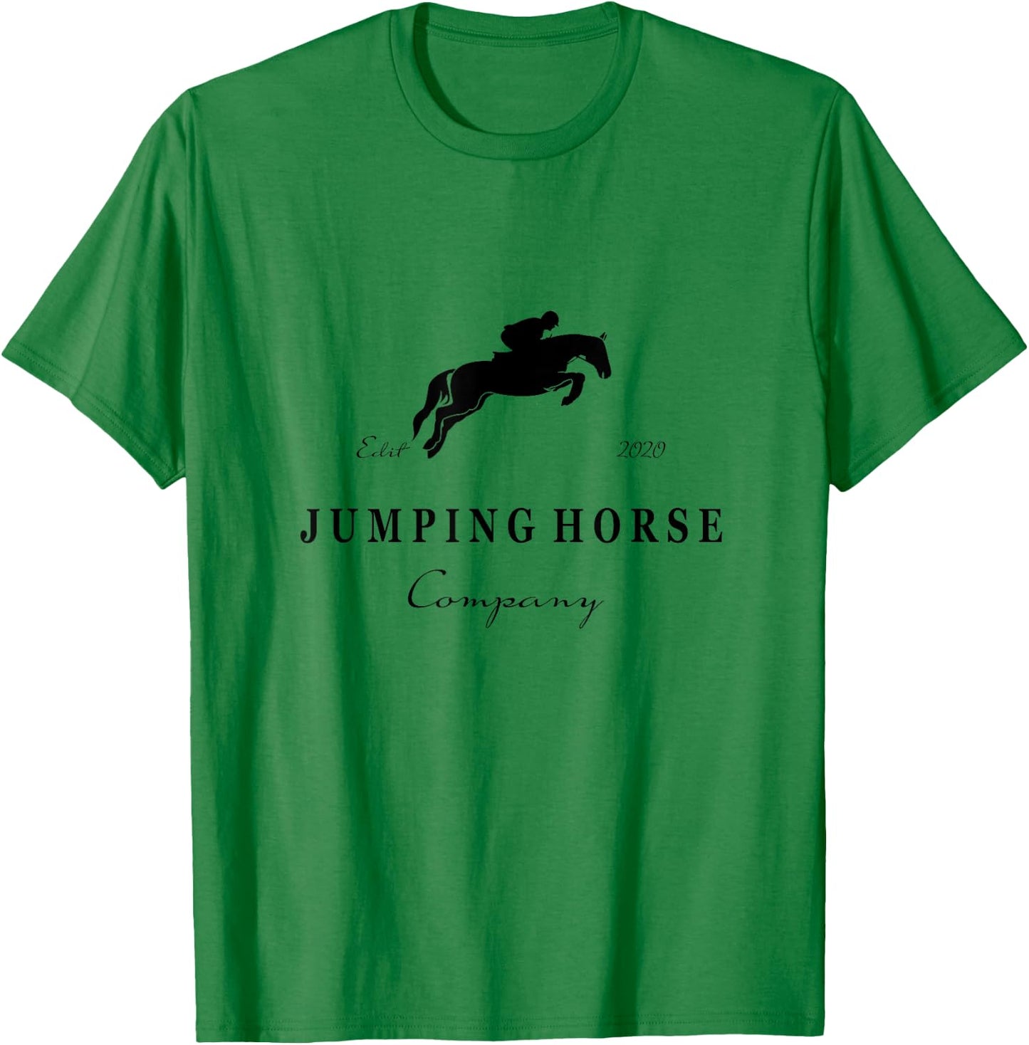 Horse Rider Show Jumping Equestrian Sport T-Shirt - T-Shirt | Irish Green