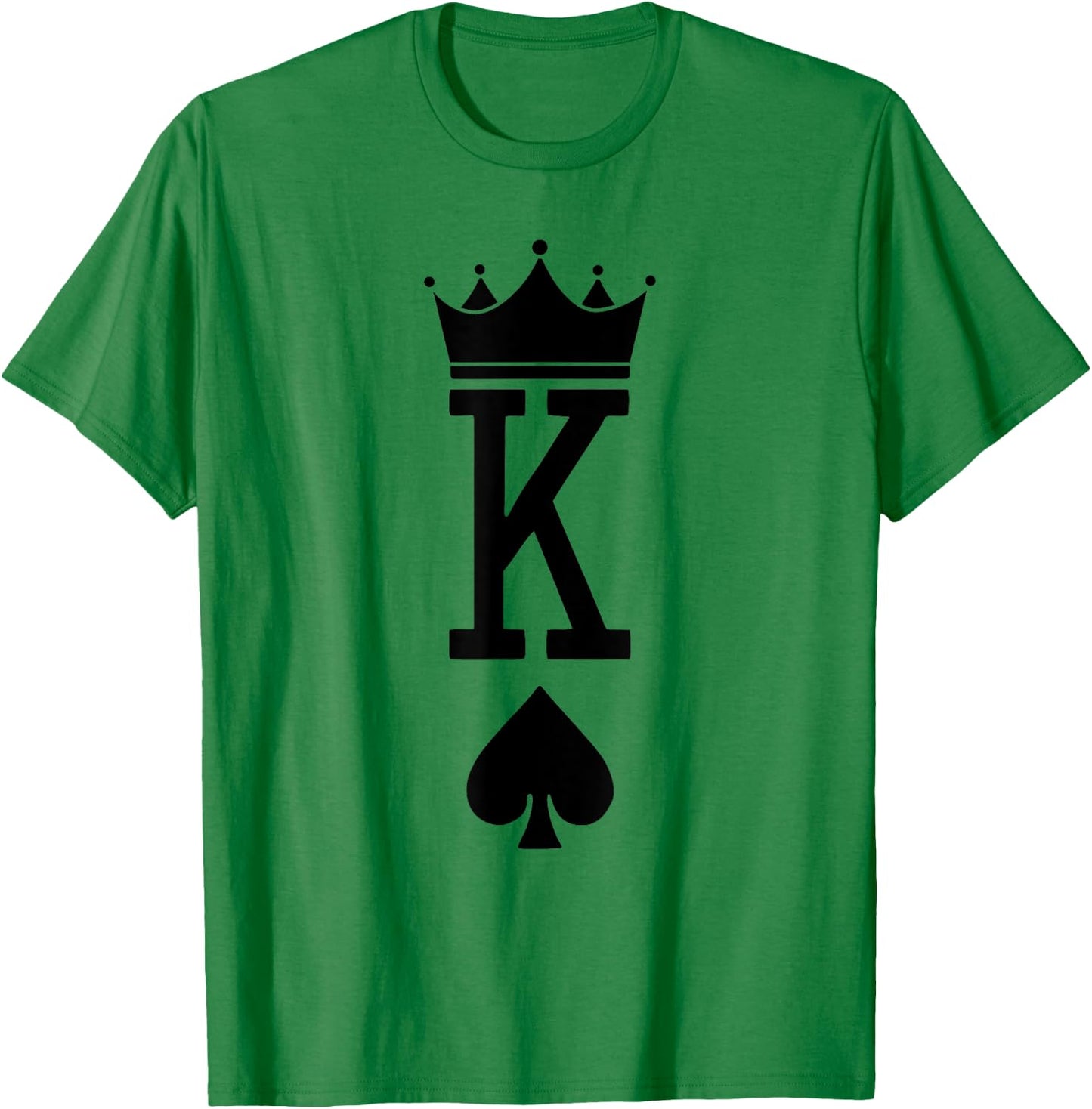 King Spades Card Game Lover Dice Games Lover Card Symbols T-Shirt - T-Shirt | Irish Green