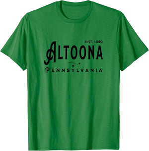 Vintage Merch Souvenir Visit Altoona Pennsylvania T-Shirt - T-Shirt | Irish Green