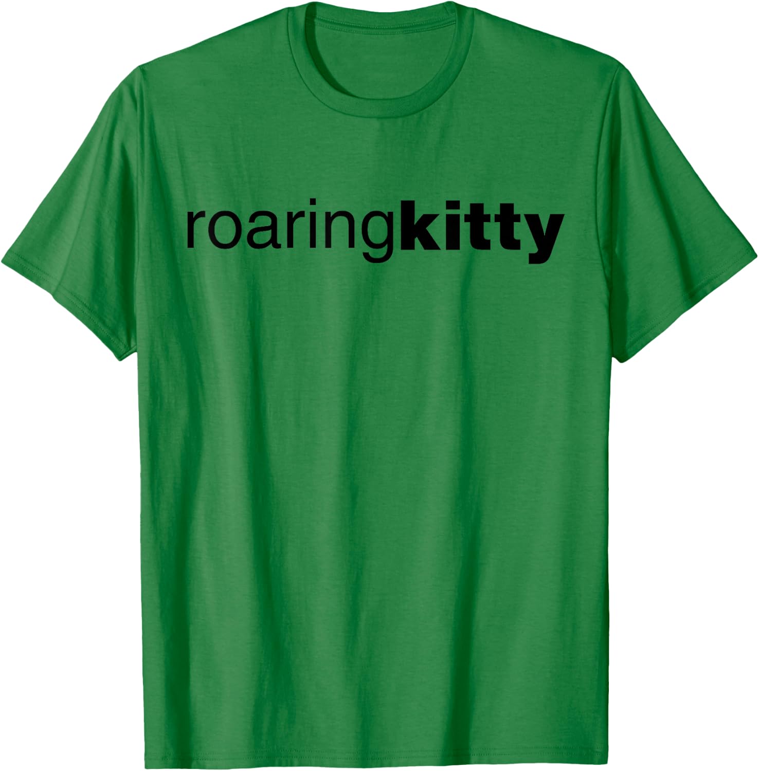 Roaring Kitty T-Shirt - T-Shirt | Irish Green