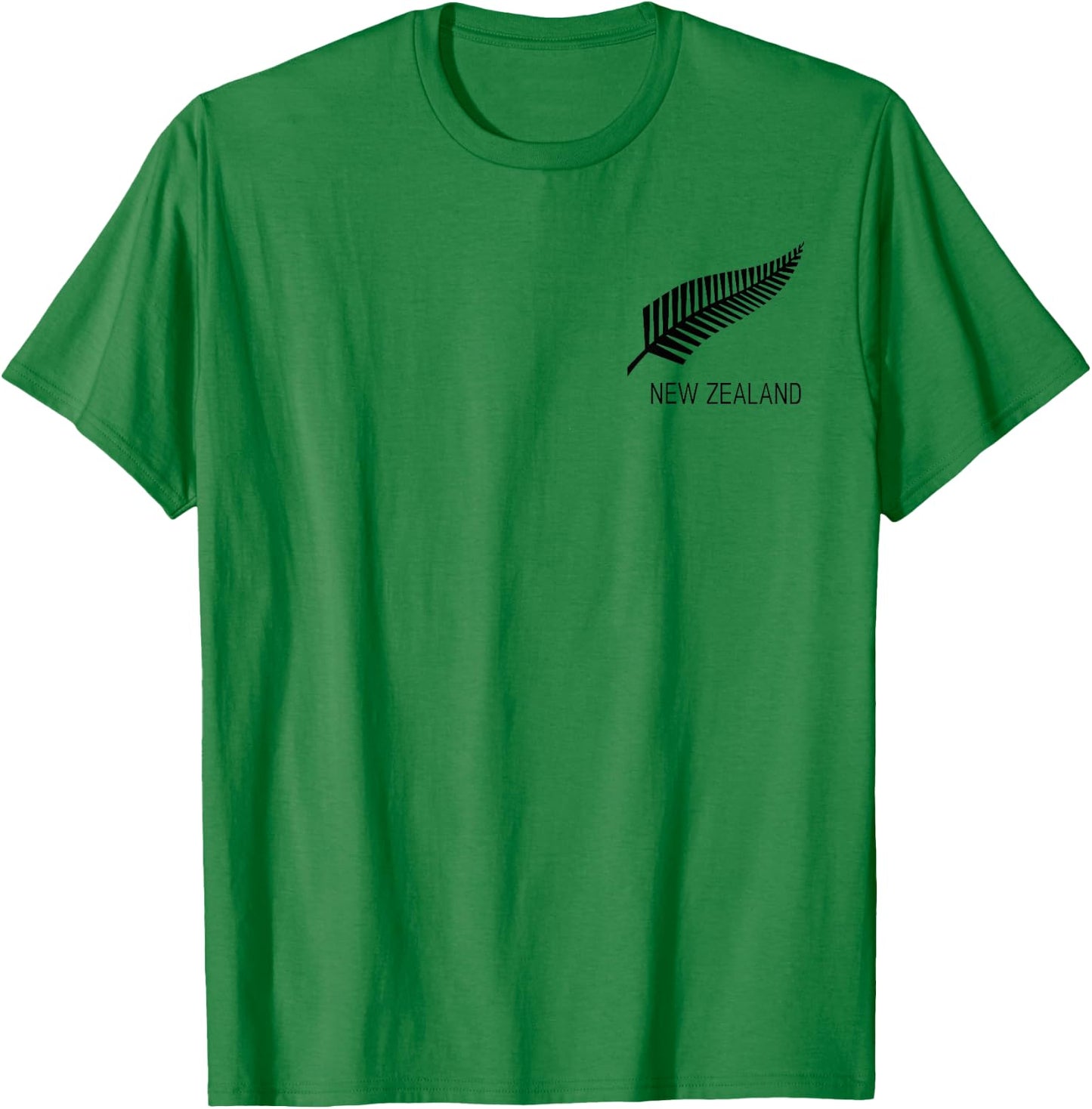 Black New Zealand Fern Shirt Black Proud Kiwi NZ Rugby T-Shirt - T-Shirt | Irish Green