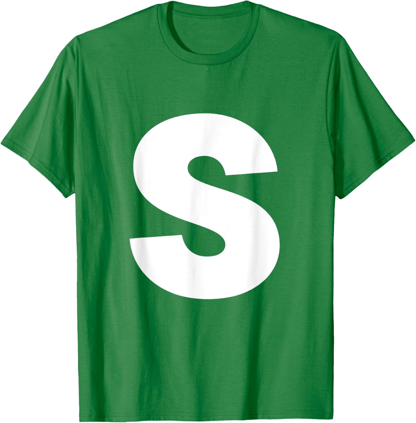 Letter S Groups Halloween Matching Team Easy Lazy Costume T-Shirt - T-Shirt | Irish Green
