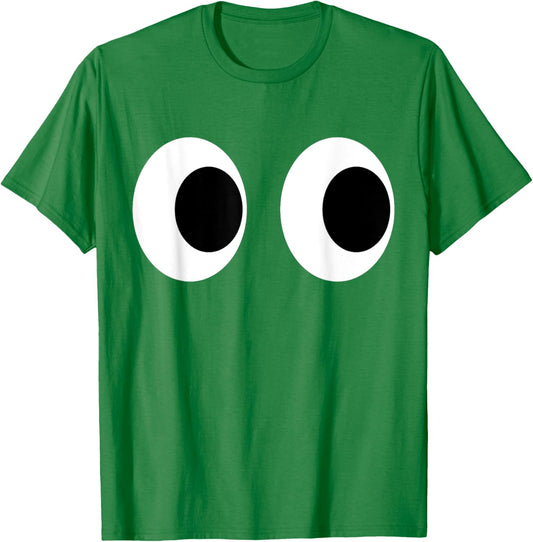 DIY Arcade Game Ghost Eyes Halloween Group Costume T-Shirt - T-Shirt | Irish Green